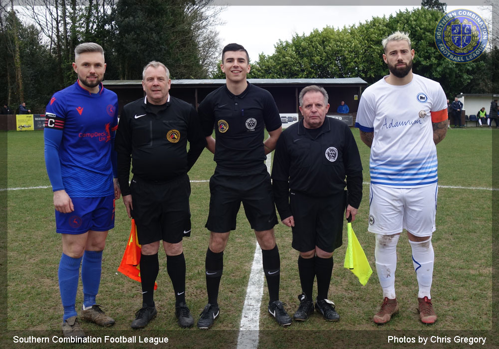 L to R, Harry Farr, Paul Barrett, Pablo Aguilar, Brian Humphries, Tiago Andrade