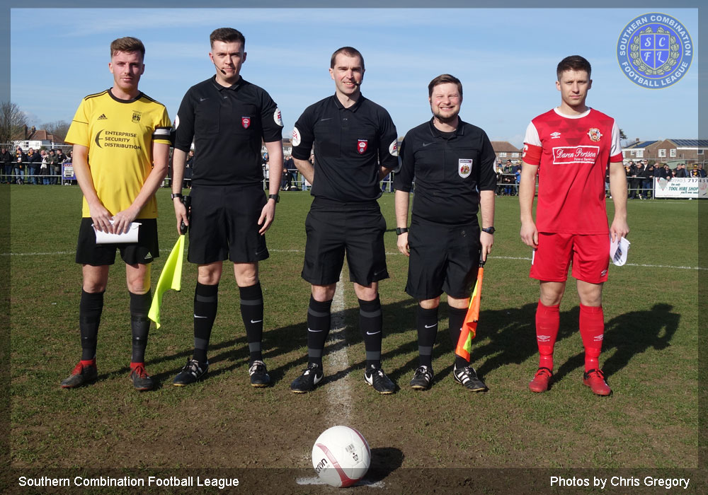 L to R - Jordan Clark (Capt), Peter Lowe, Jacob Miles, Jeffery Aldous, & Ryan Carr (Capt)