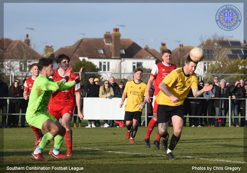 George Gaskin header finds the target