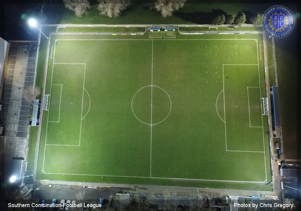 Drone photo of Shoreham Football Club