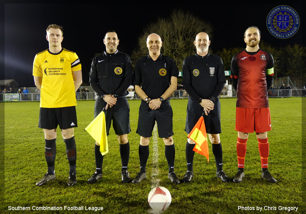 Team captains and oficials (Jamie Wells, Richard Sargeant, Paddy O'Reilly)