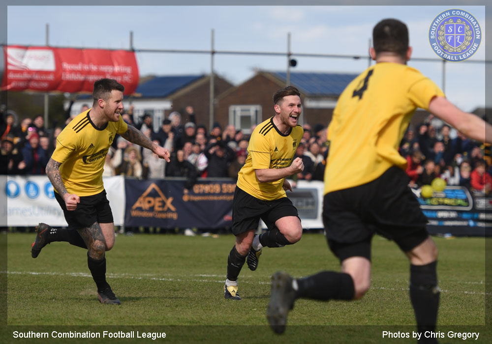 Shay Wiggans celebrates after number 3